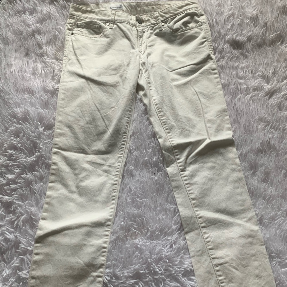 Gap 1969 Skinny Jeans White Sz 27